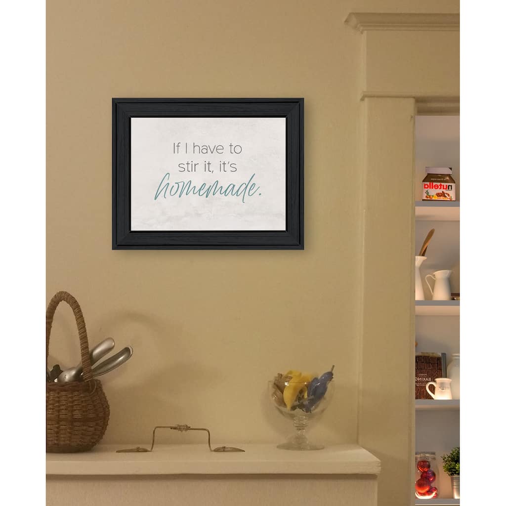 TrendyDecor4U Contemporary "It's Homemade" Framed Print Wall Art