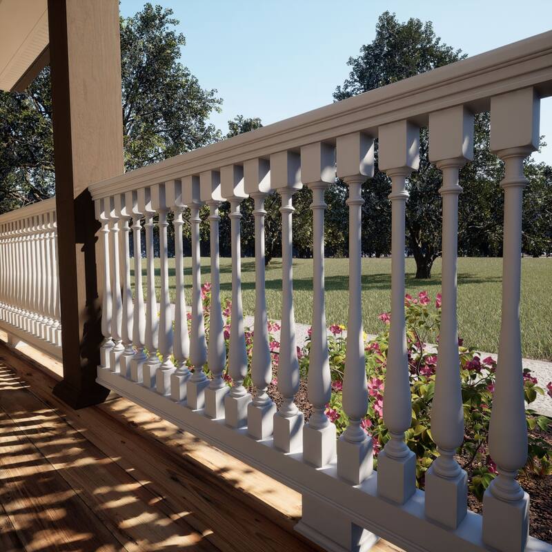 Endurathane 500 Series Calico Baluster, Factory Primed Polyurethane