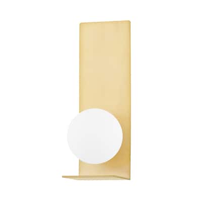 Mitzi by Hudson Valley Lani 1-light LED Wall Sconce with Opal Glass