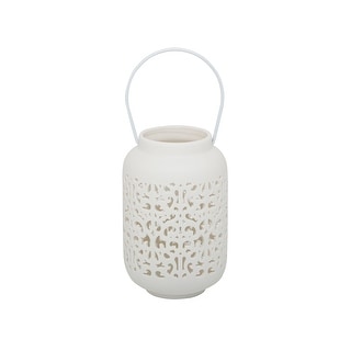 7.5in Led Celtic Knot Ceramic Lantern - On Sale - Bed Bath & Beyond 