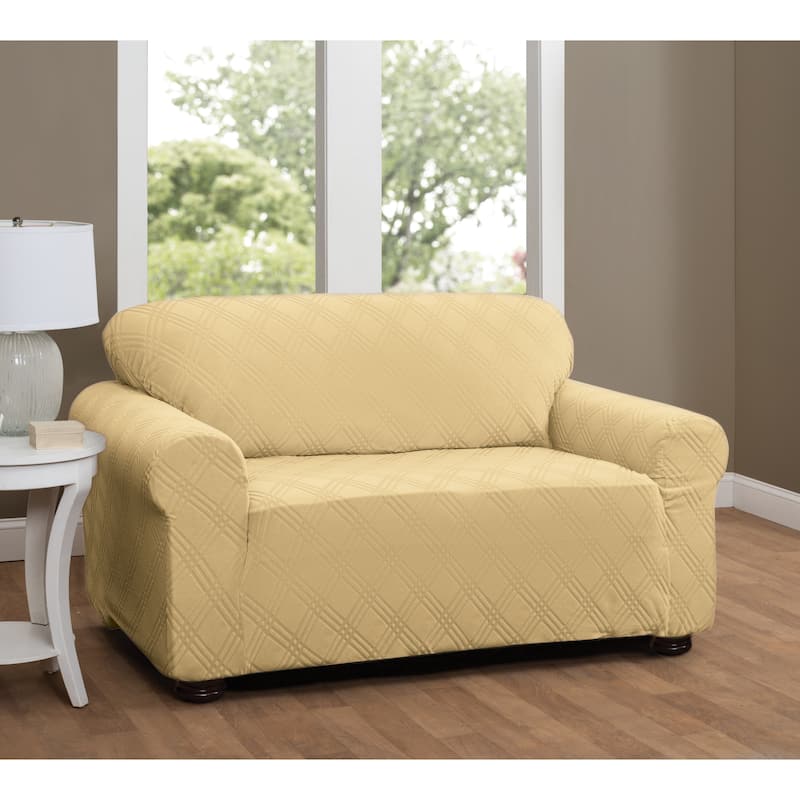 Stretch Sensations Stretch Double Diamond Sofa Slipcover