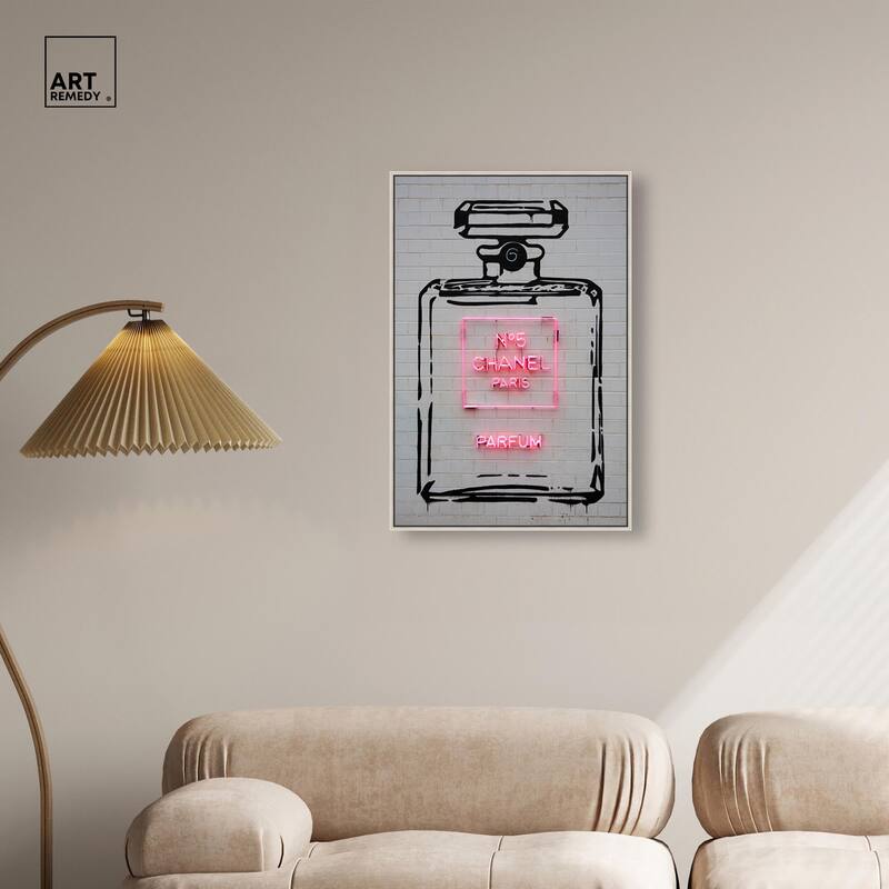 Parisian Perfume Canvas by Art Remedy