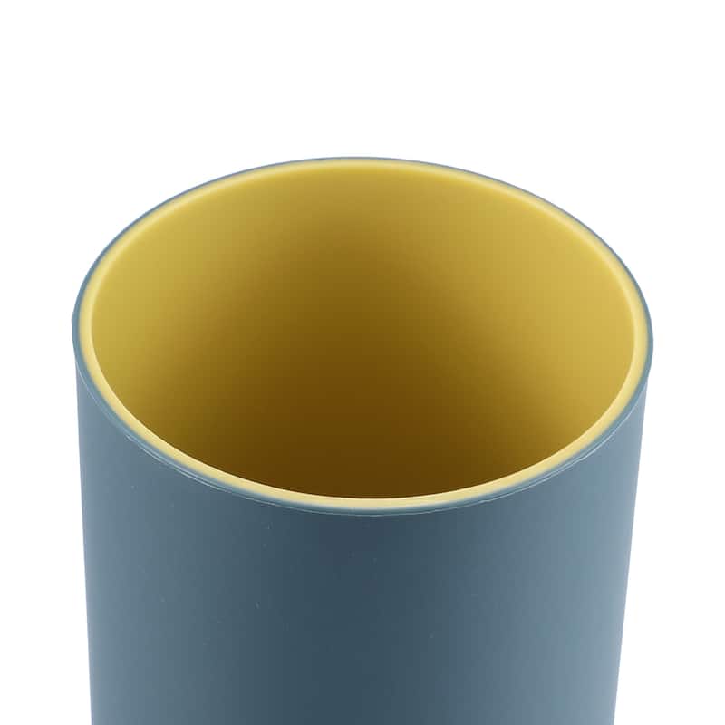2Pcs Toothbrush Cup Bathroom Toothbrush Cup 4.33"x2.76" 350ml