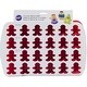 preview thumbnail 2 of 4, Wilton 24 Cavity Silicone Gingerbread Boy Mold Pan, Red, 13.3x8.45x.75 Inches - 13.3x8.45x0.75 Inches