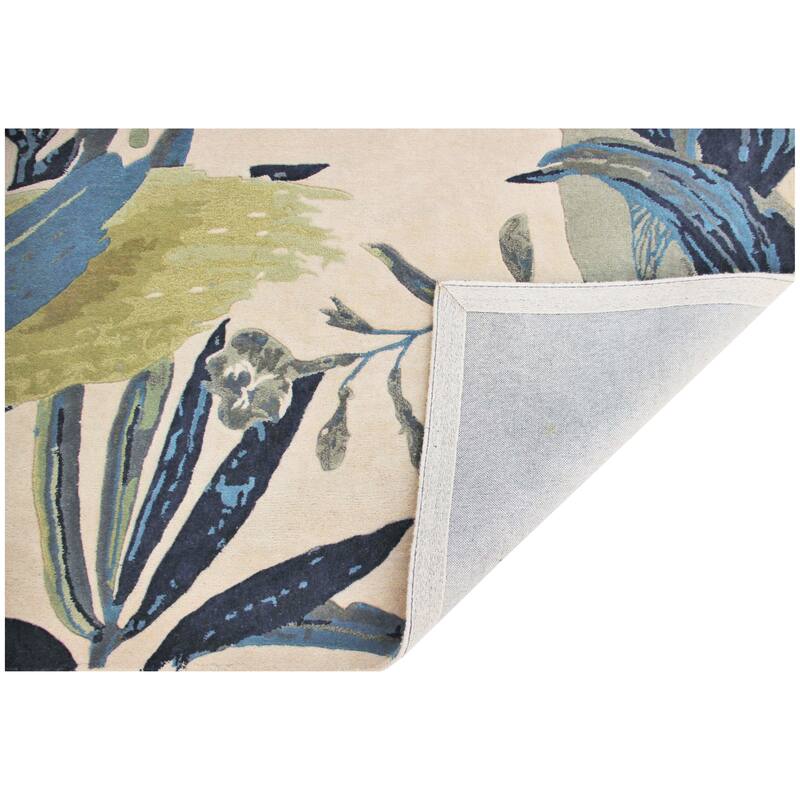 Domani Classics Hand-Tufted Wool Tropical Chic Area Rug