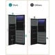 preview thumbnail 19 of 31, 6 LED Lights Lockable Wall Mounted Jewelry Armoire with Full-Length Mirror