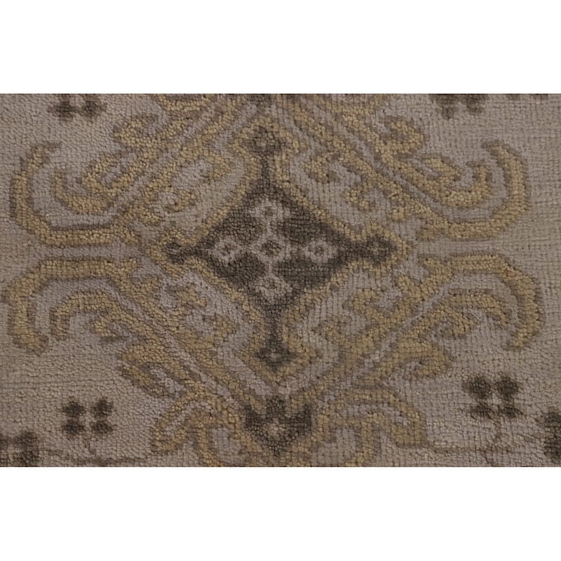Earth Tone Oushak Oriental Area Rug Handmade Living Room Wool Carpet - 6'0"x 9'0"