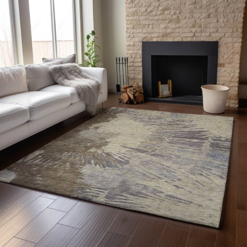 Premium Washable Super Soft Abstract Palmer Mayfield Rug
