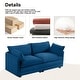preview thumbnail 117 of 150, Corduroy Sectional Sofa with Removable Ottomans & Ultra-soft Cushions for Living Room & Bedroom