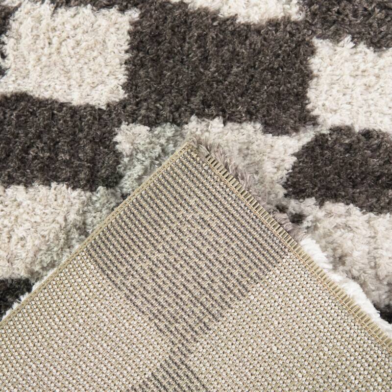 Percival Abstract Checkered Area Rug