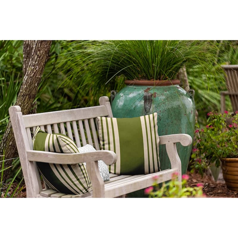 Stripe Indoor/Outdoor Throw Pillow