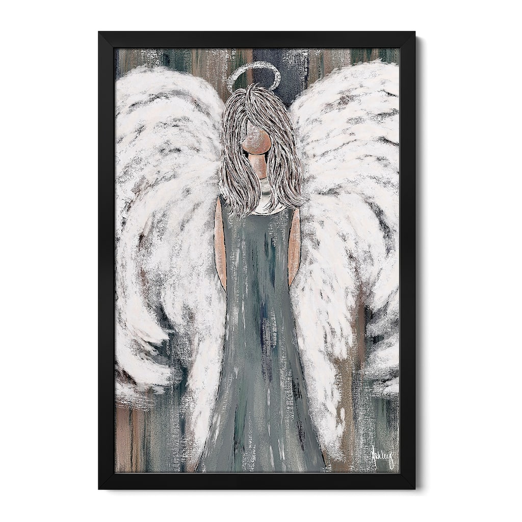 Farmhouse Guardian Angel II Premium Framed Poster by Ashley Bradley