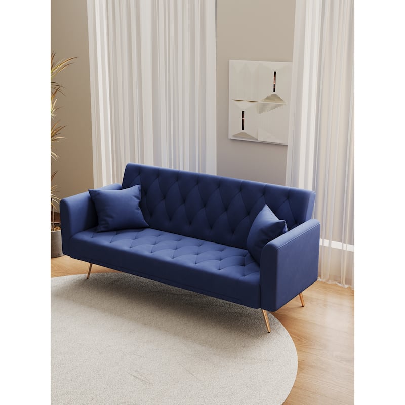 Multifunctional Velvet Sofa Bed: Smart Living Solution