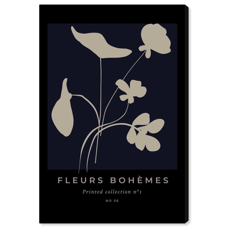 Wynwood Studio Canvas Floral and Botanical Fleurs Bohemes Main Poster Wall Art Canvas Print