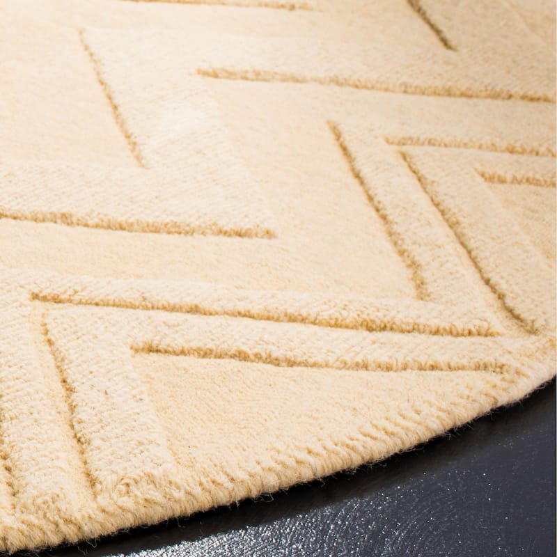 SAFAVIEH Handmade Impressions Frouwe Modern Wool Rug