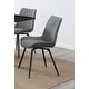 preview thumbnail 1 of 6, Monta Grey Tufted Swivel Dining Chairs (Set of 2)