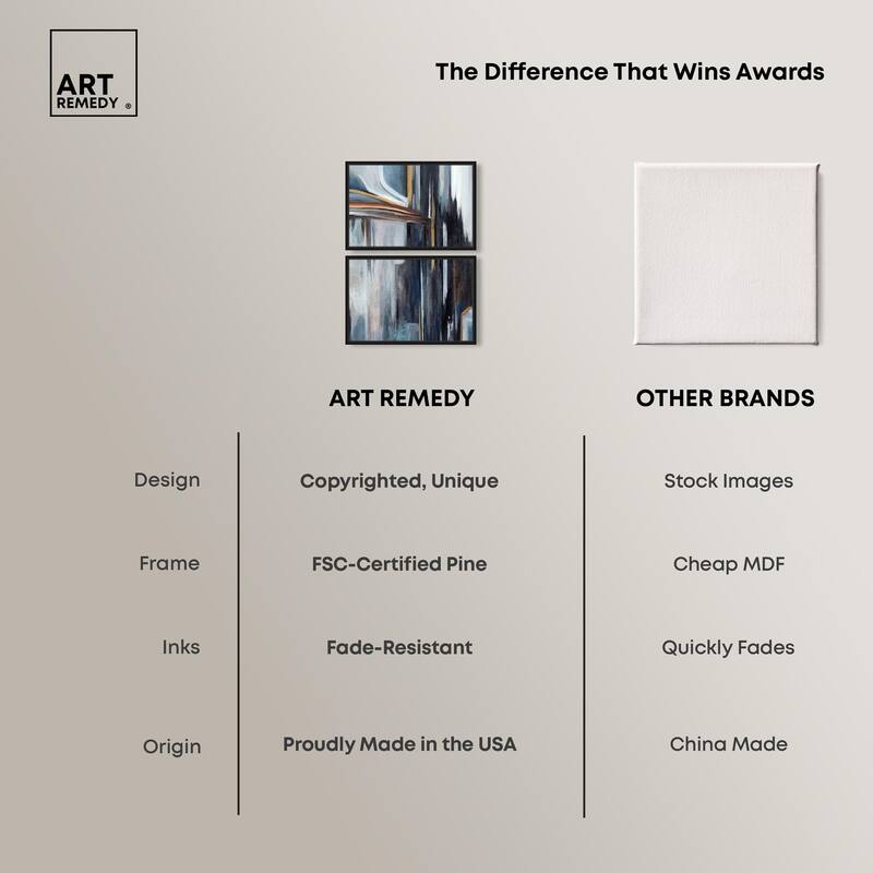 Aftereffect Canvas Set of 2 by Art Remedy