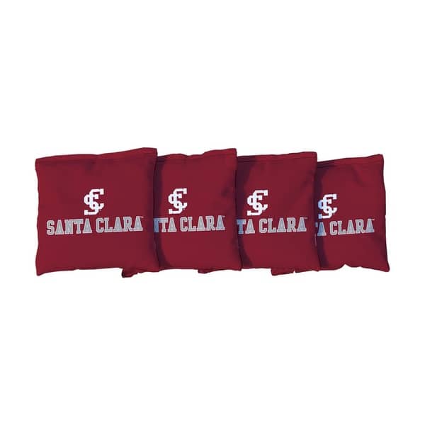 slide 2 of 3, Santa Clara Broncos Red Cornhole Bags All-Weather Resin Filled