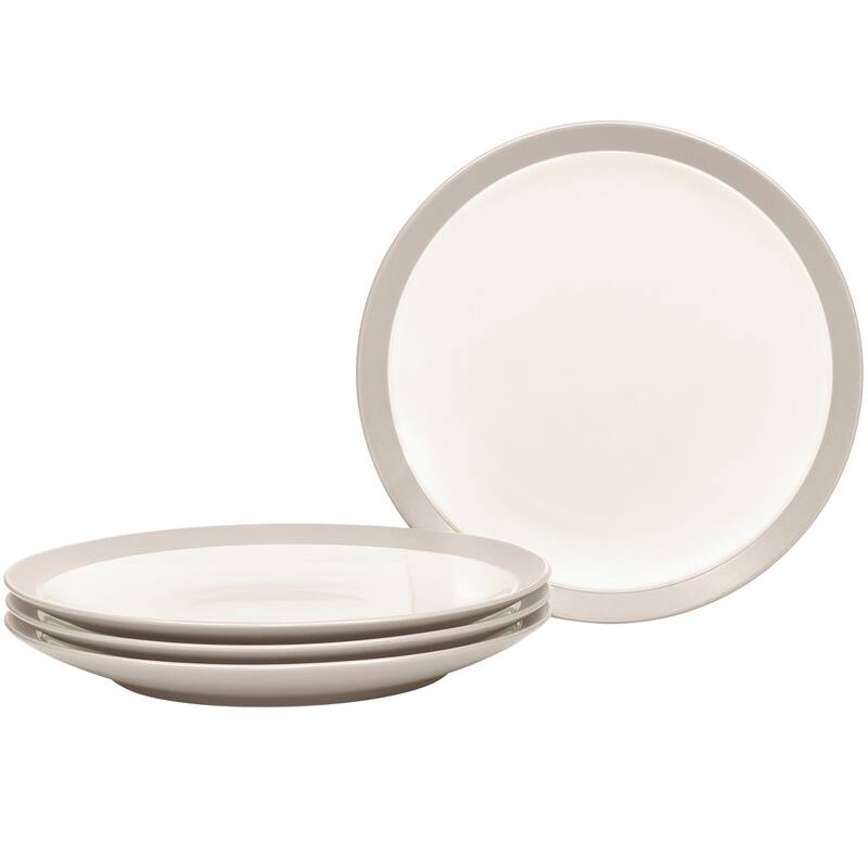 Noritake Colorwave Set Of 4 Curve Salad Plates, 8-1/2" - Sand
