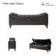 preview thumbnail 39 of 38, Zona 59"W Traditional Faux Leather Tufted Upholstered Storage Bench With Soild Wood Legs and Nailhead Trim By HULALA HOME