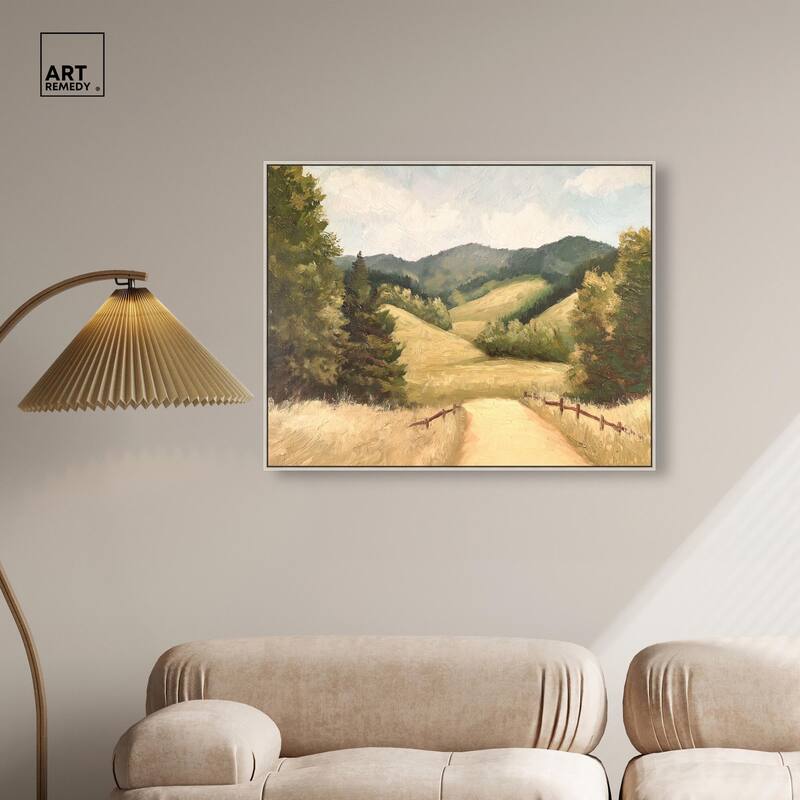 Summer Fields Canvas by Art Remedy