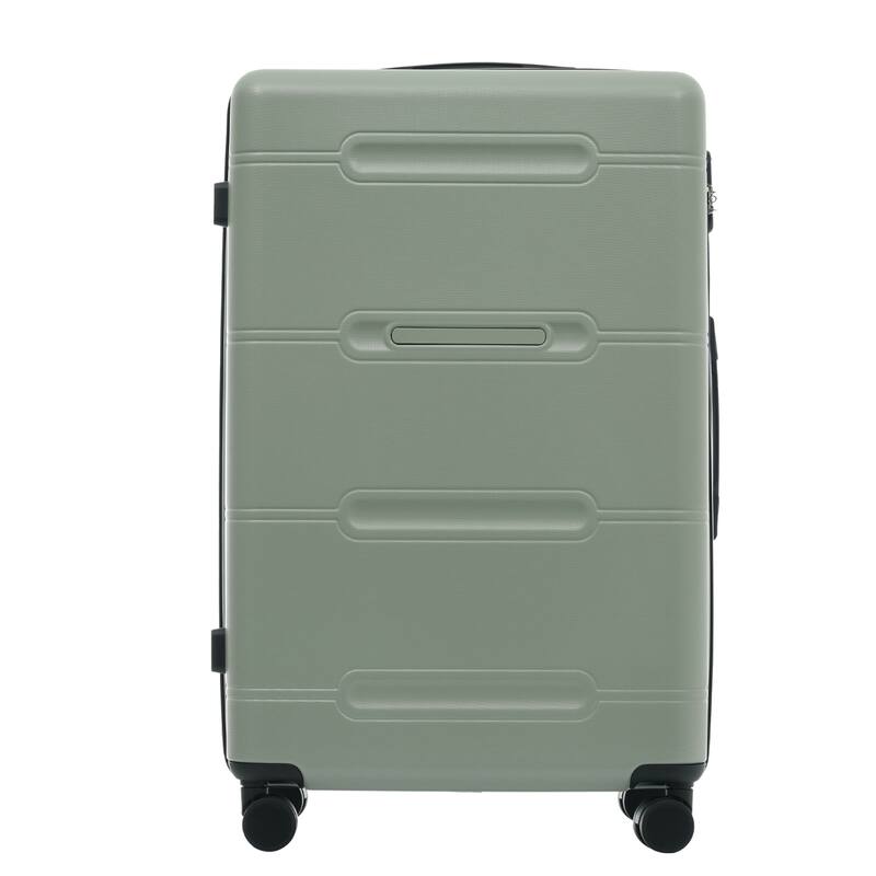 6 Piece Luggage Set, with Double Spinner Wheels Handle Password Lock, 14 IN Cosmetic Case 20/24/28 IN Luggages with Bag