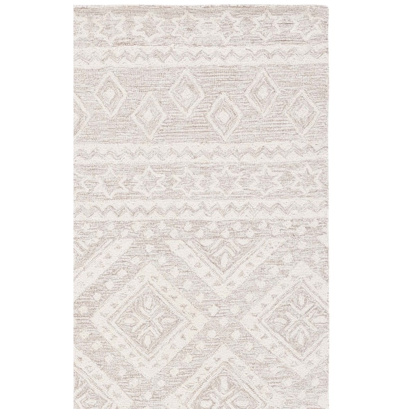 SAFAVIEH Handmade Micro-Loop Kobie Wool Rug