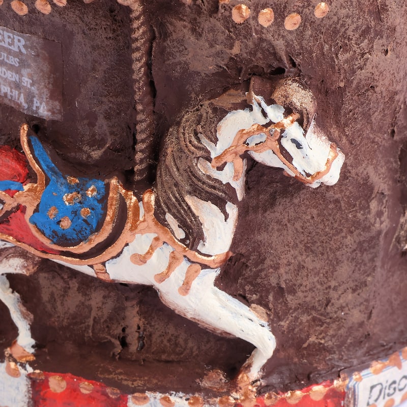 Novica Handmade Sweet Carousel Papier Mache Ornament
