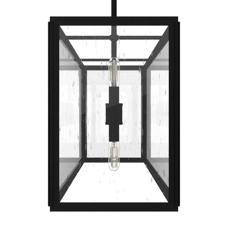 Hunter Felippe 8-Light Linear Chandelier, Kitchen Island, Dining Room, Cage, Contemporary