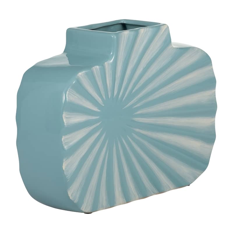 Sagebrook Home Coastal Artisan Vase Abstract