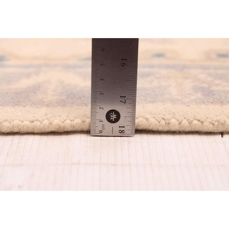 ECARPETGALLERY Hand-knotted Royal Oushak Ivory Wool Rug - 10'2 x 13'9