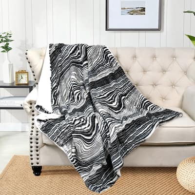 Tallulah FauxFur Reversible Sherpa Throw