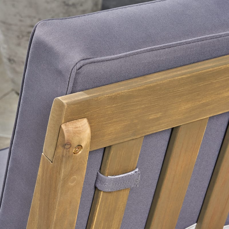 Peyton Outdoor Wooden Club Chair (Set of 4) by Christopher Knight Home