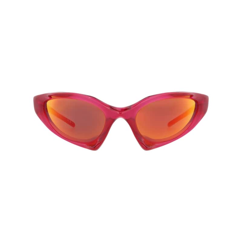 Balenciaga Shield-Frame Bio Injection Sunglasses - Red Red Red - Red - Grey Lens