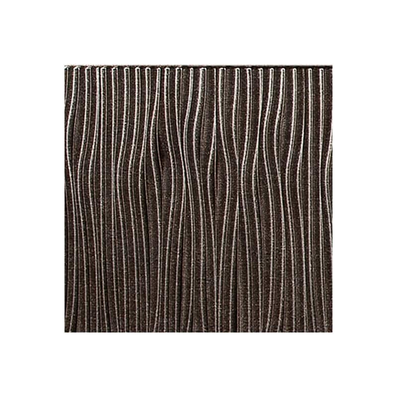 FASÄDE Waves Vertical 4-foot x 8-foot PVC Wall Panel in Smoked Pewter - Sample