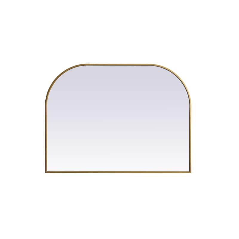 Elegant Lighting MR1B4030 Blaire 40" W x 30" H Modern Arched Bathroom - Brass