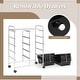 preview thumbnail 9 of 8, Gymax 10-Drawer Rolling Storage Cart Tools Scrapbook Paper Organizer