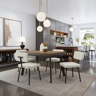 Amisco Lizzy Extendable Dining Table - 36" x 48" + 12" (2)