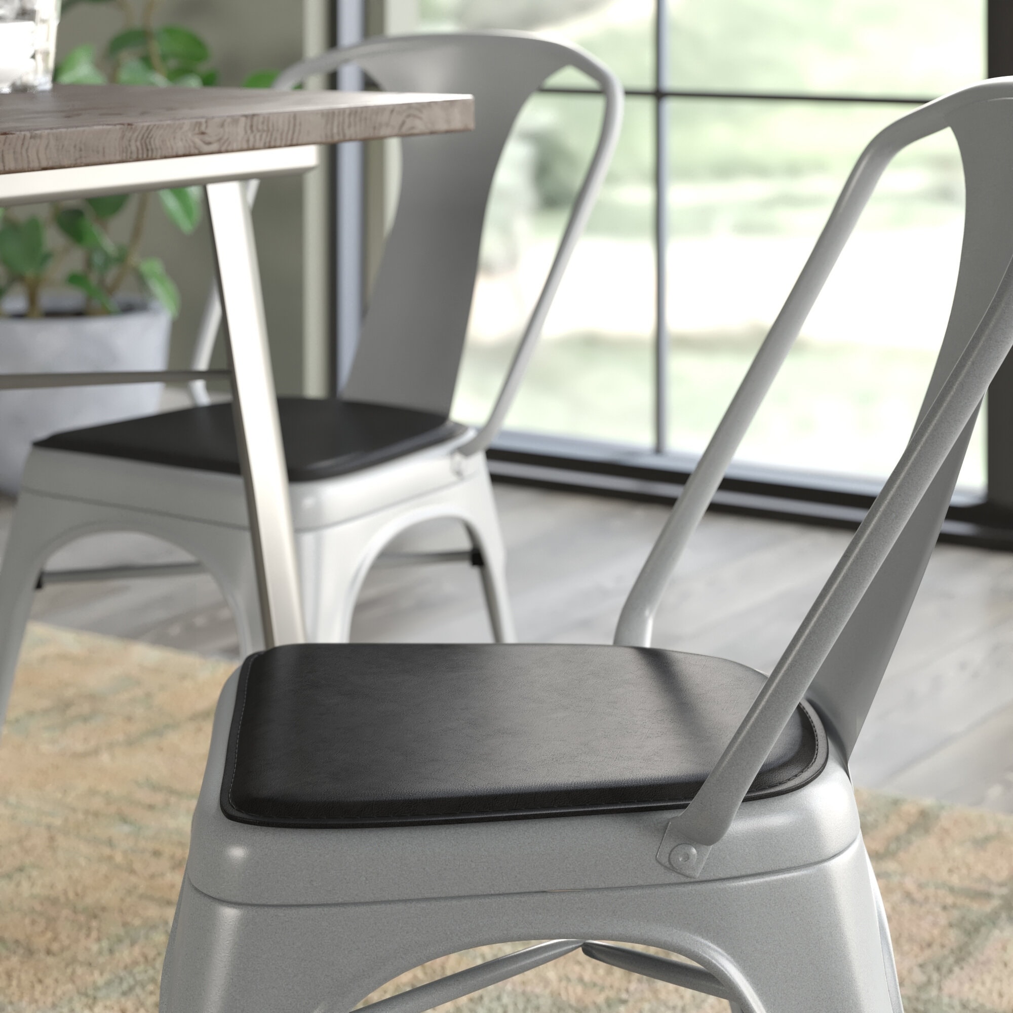 Pads for store metal chairs