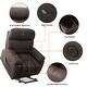 preview thumbnail 13 of 25, Super Soft And Large Power Lift Recliner Chair with Massage and Heat