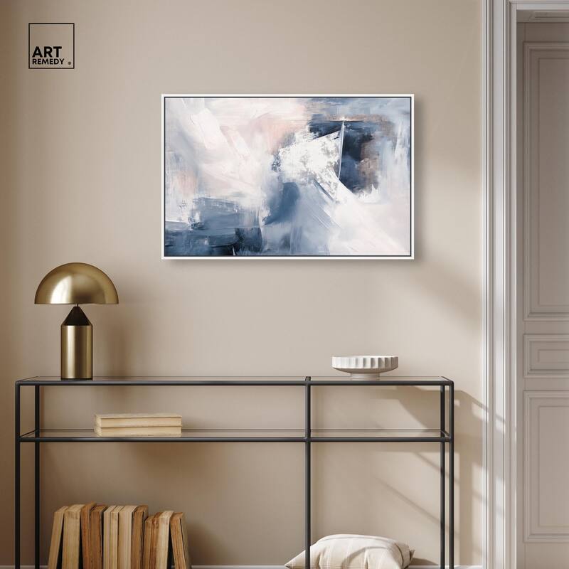 Blue Rapture II Canvas by Art Remedy