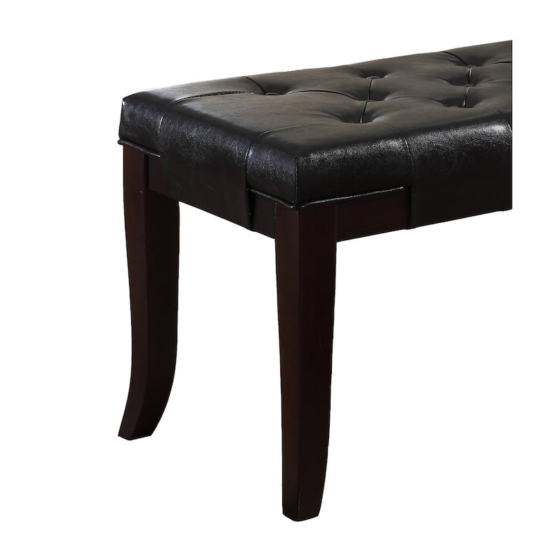 Linon Tufted Bench, Fabric