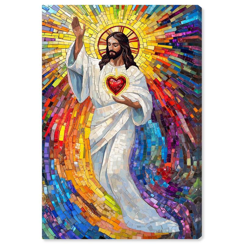 Blocks of Benediction II Canvas by Art Remedy, Gallery Wrapped - 30" x 45"