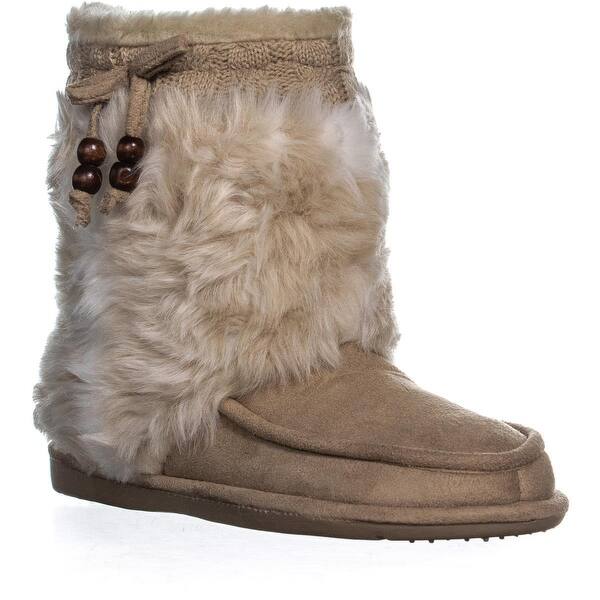 Shop Dr Scholl S Chewy Winter Boots Cream Overstock 24018889