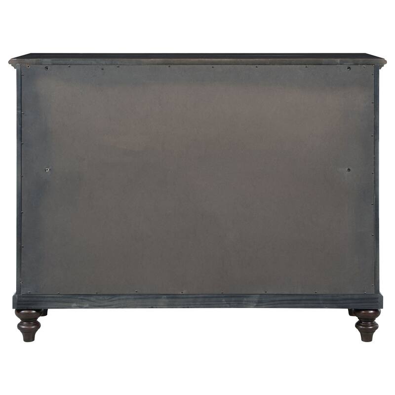 Andover 8-drawer Dresser and Mirror Dark Oak