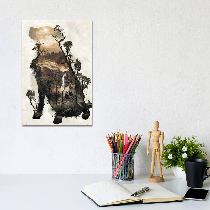 iCanvas "Labrador Retriever" by Barrett Biggers Canvas Print - 12x8x0.75