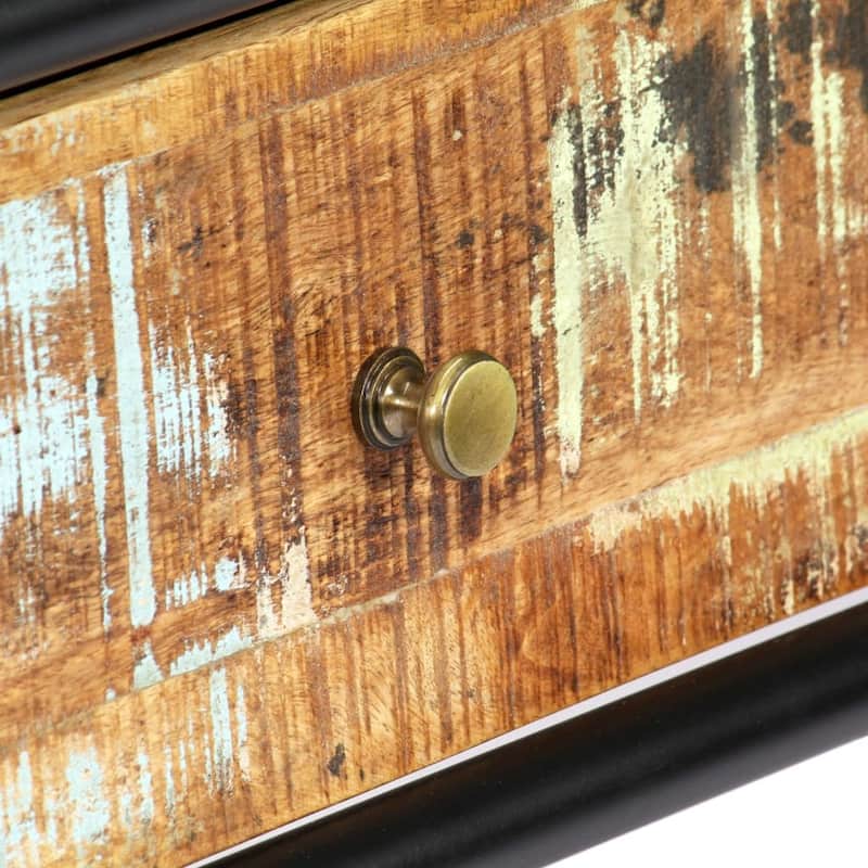vidaXL Console Table 46.5"x11.8"x29.5" Solid Reclaimed Wood - 46.5" x 11.8" x 29.5"
