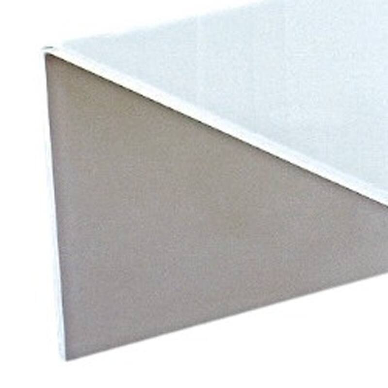 HomeRoots 24" White Glass Sled Coffee Table - 24 in. x 16 in. x 43 in.