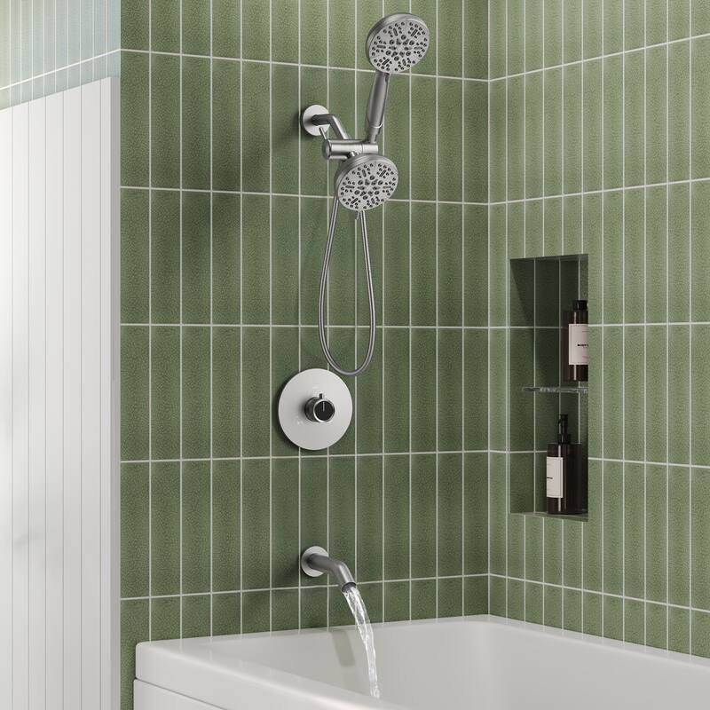 3-Function Thermostatic Shower Faucet With Pressure Balance