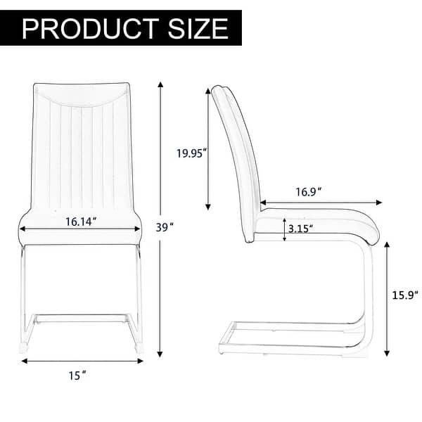 Set of 2 Modern Dining Plating leg Dining chair Bed Bath & Beyond